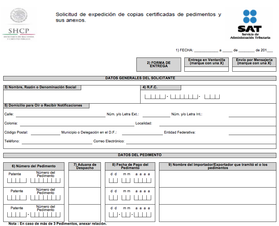 ¿Puedo Obtener Una Copia De Mis Pedimentos?